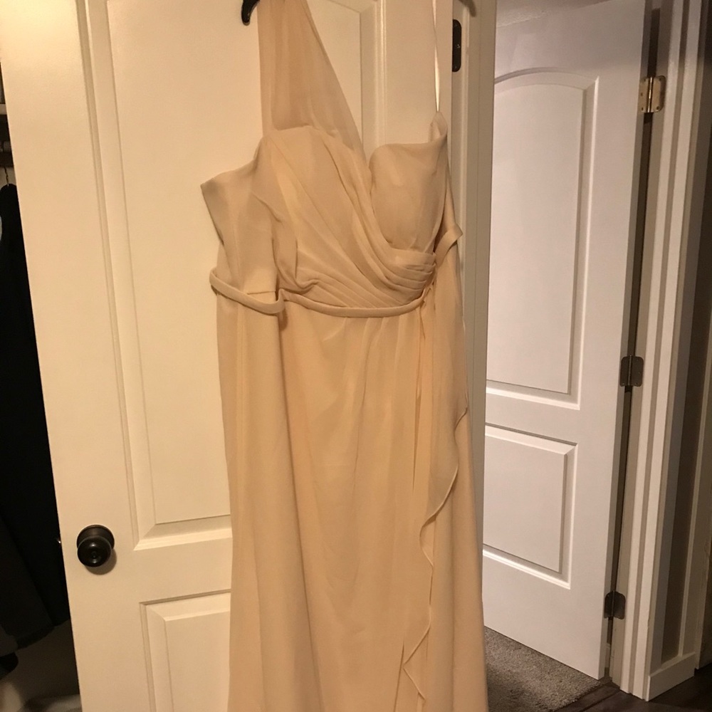 Cream Evening Gown